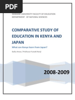 Download Comparative Study of Education in Kenya and Japan What can Kenya Learn by dulluamos SN13202780 doc pdf