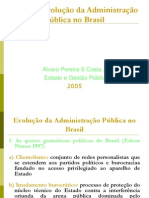 Aula 5 - Evolução Da Administração Pública No Brasil