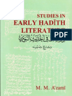 Studies in Early Hadith Literature by Shaykh Muhammad Mustafa Al Azami