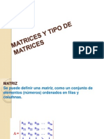 Matrices y Tipos de Matrices2