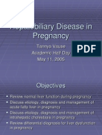 Hepatobiliary Disease in Pregnancy