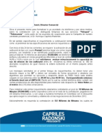 CAPRILES, Contrato Telmex