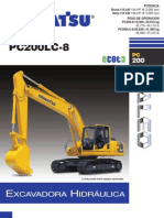 Ficha Tecnica Komatsu PC 200-8 LC