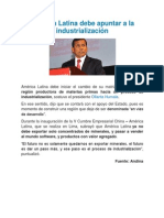 América Latina Debe Apuntar A La Industrialización