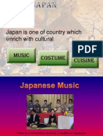 Japan Is One of Country Which Enrich With Cultural Music Costume Cuisine