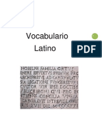 Vocabulario Latinom