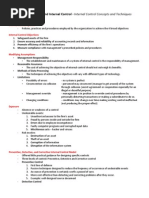 Ethics, Fraud and Internal Control