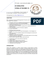 138 Central Venous Cannulation