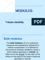 Bulk Modulus