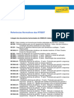 Listagem Dos Documentos Harmonizados Do Cenelec Citados Nas Rtiebt