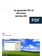 SOP Generate PO Services Step-by-Step