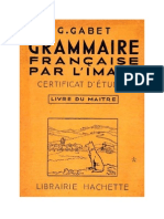 Langue Française Grammaire Française par l'Image 4 Livre du Maitre CE CM Certificats d'Etudes