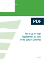 Food Safety Scheme Risk Assessment