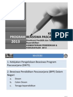 Beasiswa BPPDN DIKTI 2013