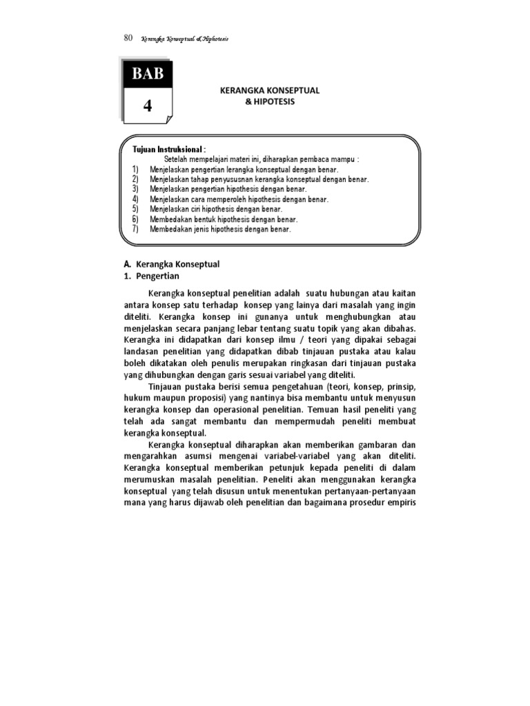Contoh kerangka konsep