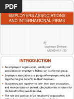 Employers Association and International Firm
