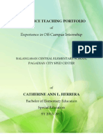 Download Sample Practice Teaching Portfolio by CA T He SN132060162 doc pdf