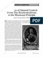 300 Years of Optimal Control