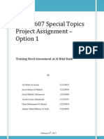 MGT 607 Project Assignment