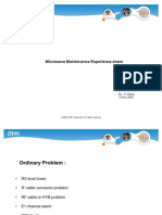 Microwave Maintenance Experience Share