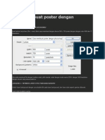 Cara Membuat Poster Dengan Photoshop