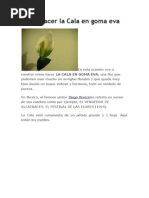 Download Como Hacer La Cala en Goma Eva by Natalia Barrios SN132082005 doc pdf