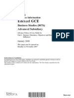 Tussad As Business Studies Advance January 2008