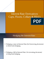 Interest Rate Derivatives Caps, Floors, Collars & FRA's