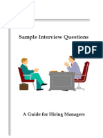 Sample Interview Questions: A Guide For Hiring Managers