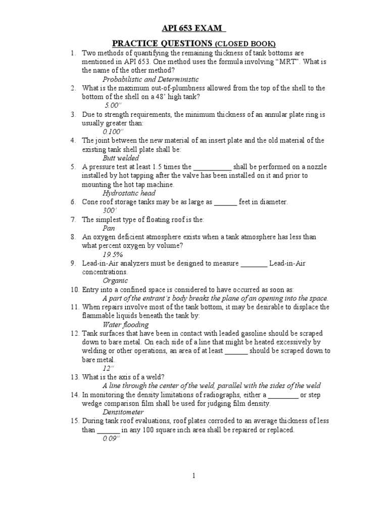 Api 653 Standard Pdf Free