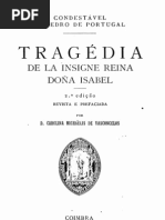 Tragédia de la insigne reina Doña Isabel