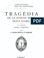 Tragédia de La Insigne Reina Doña Isabel