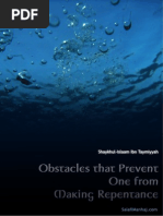 Download Obstacles That Prevent One From Making Repentance by Muhammed Abd Al-Khliq SN132093030 doc pdf