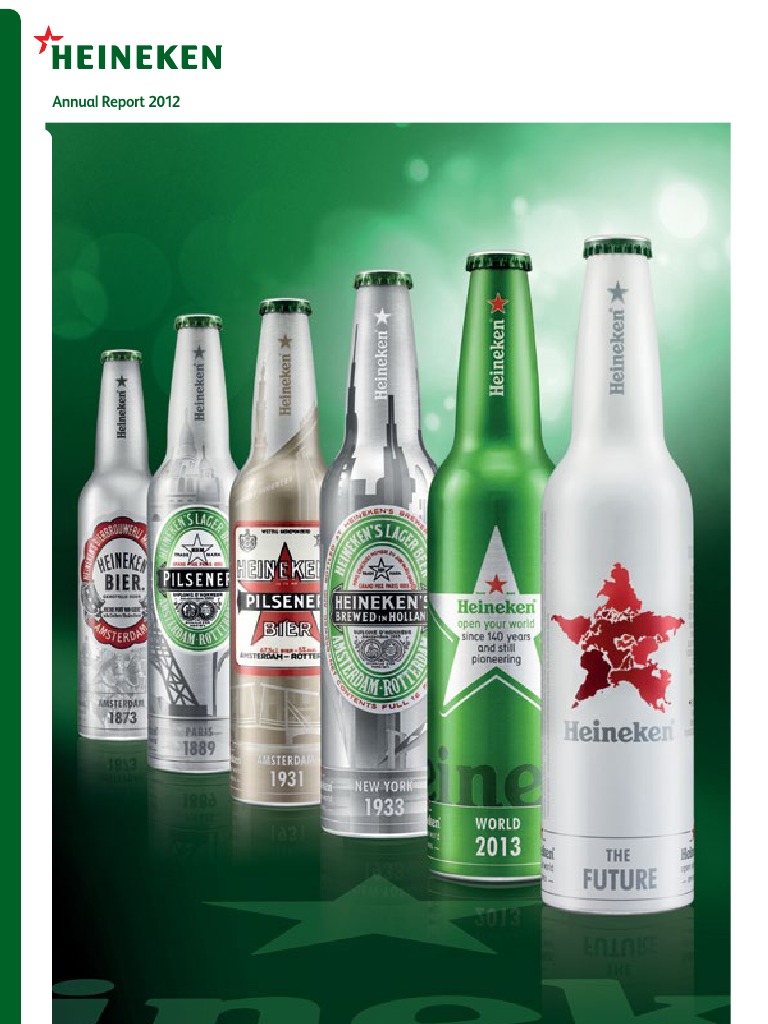 Heineken NV Annual Report 2012 Eng PDF Brand Economies