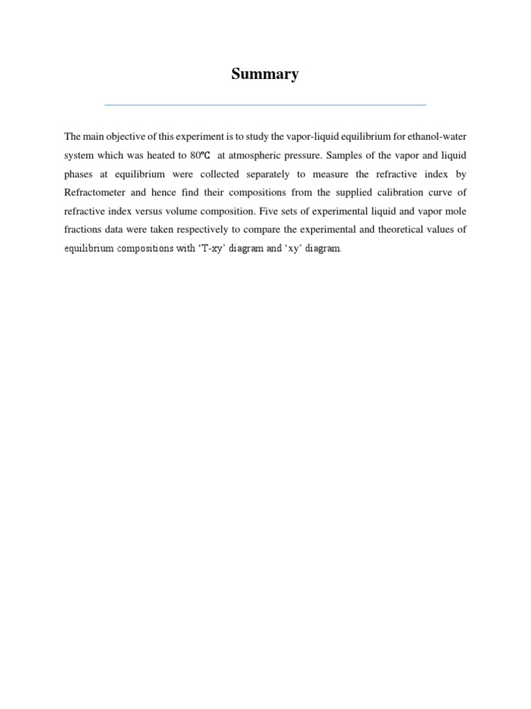 Vapor Liquid Equilibrium | PDF | Phase (Matter) | Distillation