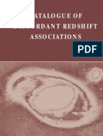 Halton Arp - Catalogue of Discordant Redshift Associations