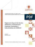 Reglamento Emp. Contrat - Codelco