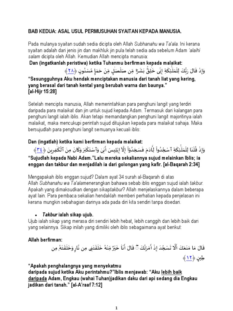 7 Tipudaya Syaitan Ke Atas Umat Islam Pdf