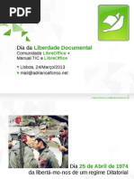 Dia da Liberdade Documental (Comunidade LibreOffice Portugal)