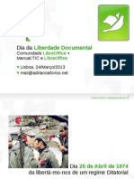 Dia da Liberdade Documental (Comunidade LibreOffice Portugal)