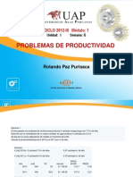 Problemas de productividad módulo 1 unidad 1