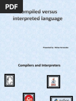 Compilers Versus Interpreters