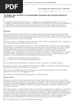 Tratado que institui a Comunidade Europeia da Energia Atómica (Euratom)