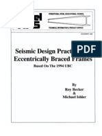 Seismic Design Practice for Eccentrically Braced Frames Based on the 1994 UBC
