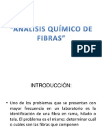 Exposicion Analisis Quimico de Fibras