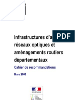 Cahier de Recommandations Infrastructures D Accueil de Reseaux Optiques Et Amenagements Routiers Departementaux Cle52ca22