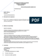 Plan Analitico Ecuaciones Difrenciales Ups Marzo 2013