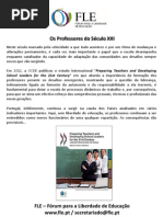 Os Professores do Século XXI