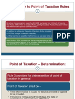 Point of Taxation