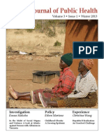 Stanford Journal of Public Health Volume 3 Issue 1 Winter 2013